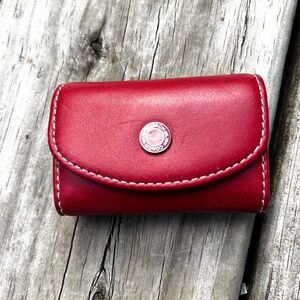 Coach Leather Travel Contact Lens Case With Mirror
